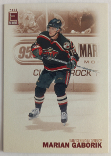 2003-04 Pacific Exhibit - [Base] - Blue Back #173 Marian Gaborik #/425