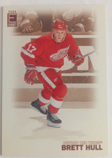 2003-04 Pacific Exhibit - [Base] - Blue Back #168 Brett Hull #/425