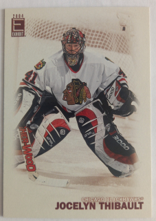 2003-04 Pacific Exhibit - [Base] - Blue Back #159 Jocelyn Thibault #/425