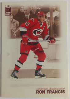 2003-04 Pacific Exhibit - [Base] - Blue Back #158 Ron Francis #/425