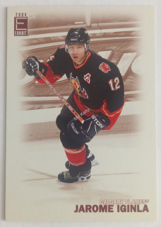 2003-04 Pacific Exhibit - [Base] - Blue Back #157 Jarome Iginla #/425