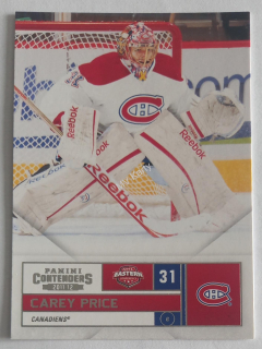 2011-12 Panini Playoff Contenders - [Base] #31 Carey Price