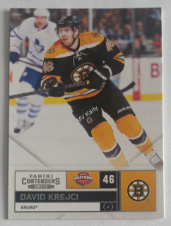 2011-12 Panini Playoff Contenders - [Base] #46 David Krejci