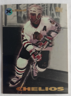 1995-96 Skybox Emotion - Xcited #20 Chris Chelios