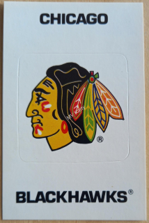1989-90 Panini Album Stickers - [Base] #367 Team Logo - Chicago Blackhawks