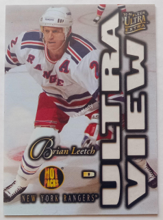 1995-96 Fleer Ultra Extra - Ultra View - Hot Packs #5 Brian Leetch