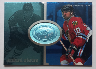 1998-99 SPx Finite - [Base] #106 Tony Amonte #/6,950