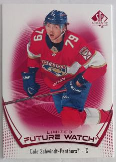 2021-22 SP Authentic - [Base] - Limited Red #193  Future Watch - Cole Schwindt