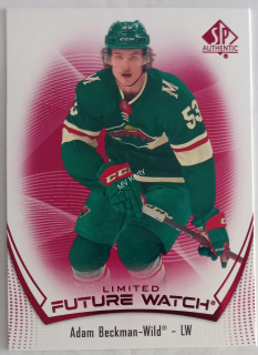 2021-22 SP Authentic - [Base] - Limited Red #164  Future Watch - Adam Beckman