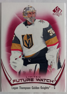 2021-22 SP Authentic - [Base] - Limited Red #120  Future Watch - Logan Thompson
