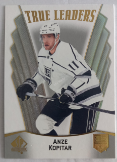 2021-22 SP Authentic - True Leaders #TL-25 Anze Kopitar