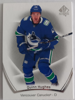 2021-22 SP Authentic - [Base] #27 Quinn Hughes