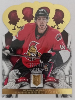 2013-14 Panini Crown Royale - [Base] #211  Rookie Royalty - Jean-Gabriel Pageau #/499